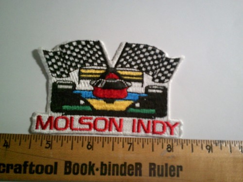 Molson indy checkered flag - molson,